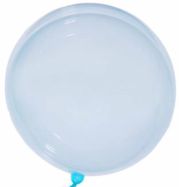 10" Crystal Colorful Bobo Balloon Blue Prestretched (10 Per Bag)
