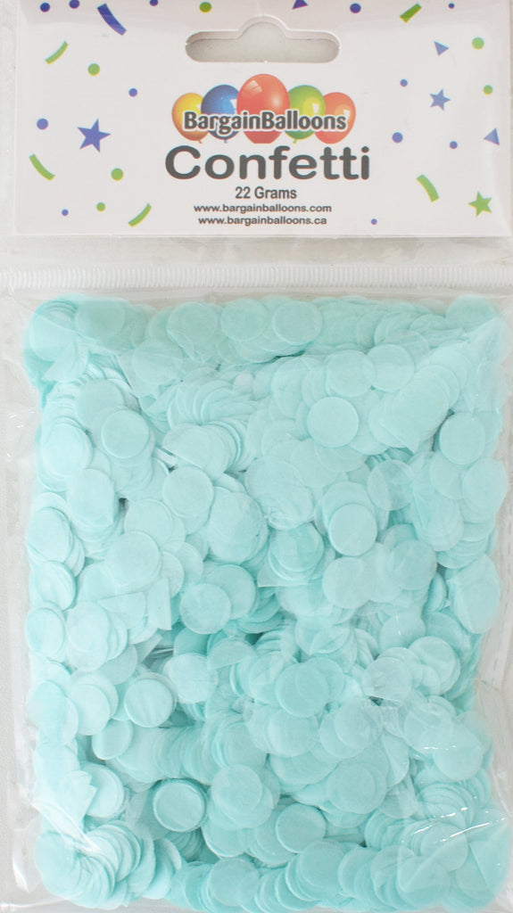 Balloon Confetti Dots 22 Grams Tissue Spearmint 1CM-Round