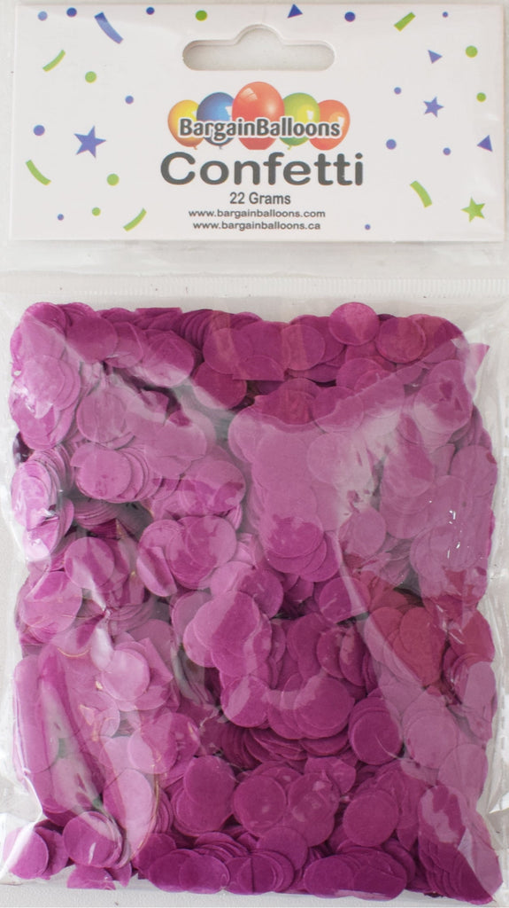 Balloon Confetti Dots 22 Grams Tissue Purple 1CM-Round