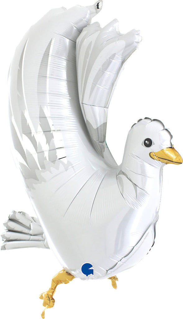 37" Dove 3D Foil Balloon