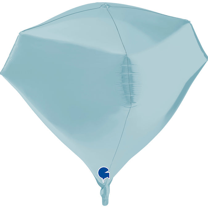 18" Gem Pastel Blue 4D Foil Balloon