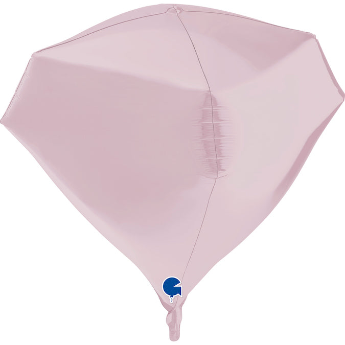 18" Gem Pastel Pink 4D Foil Balloon