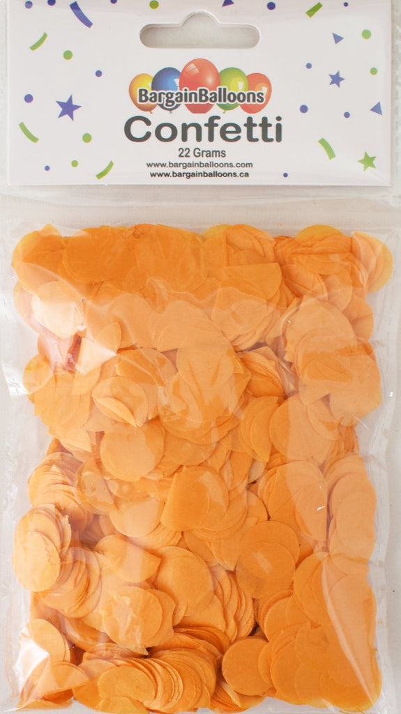 Balloon Confetti Dots 22 Grams Tissue Marigold 1.5CM-Round