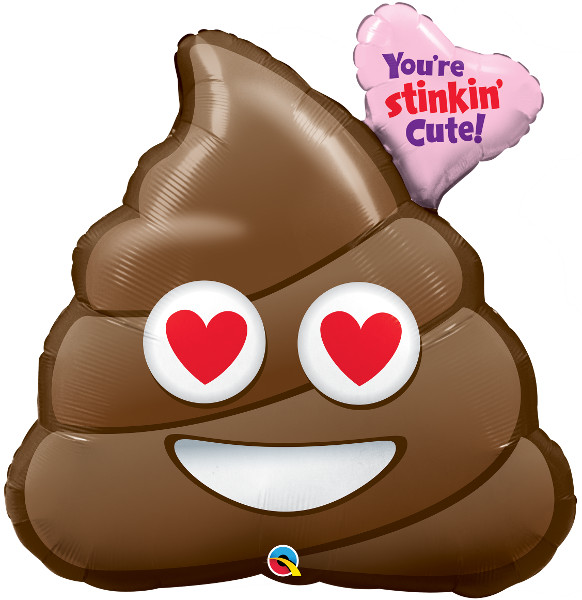 31" You're Stinkin' Cute! Foil Balloon