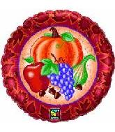 18" Harvest Fruits Balloon