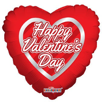 18" Valentine's Hearts Wreath Balloon