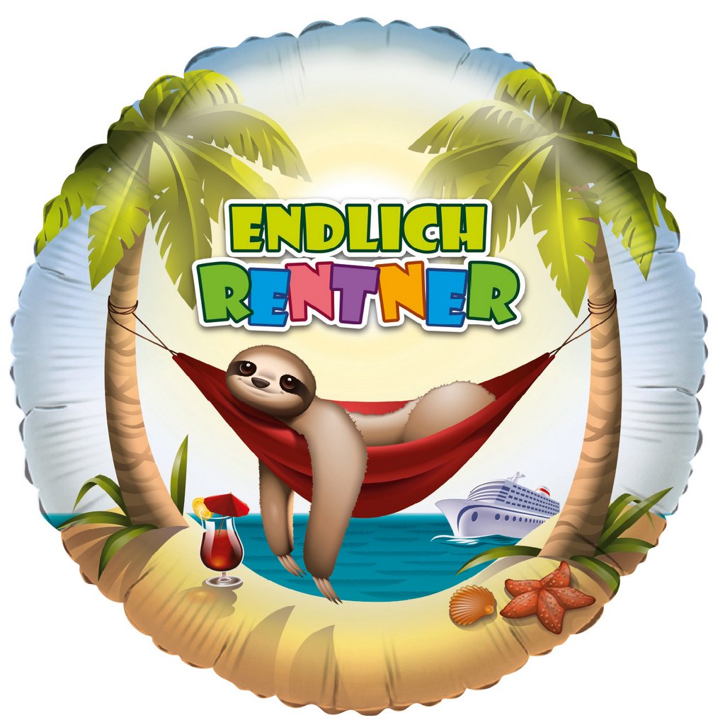 18" Endlich Rentner Foil Balloon