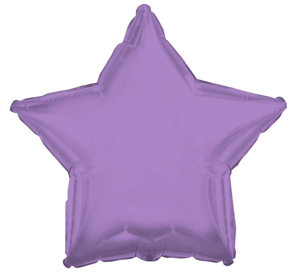 18" CTI Brand Lavender Star Balloon