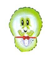 9" Airfill Only Ghost Balloon