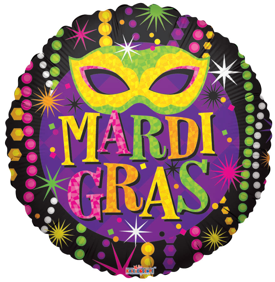 18" Mardi Gras Balloon
