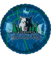 18" NBA Basketball Minnisota Timberwolves Balloon