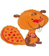 37" Dam You're Hot Beaver Balloon