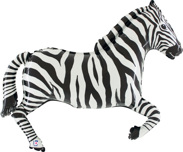 43" Foil Shape Balloon Zebra