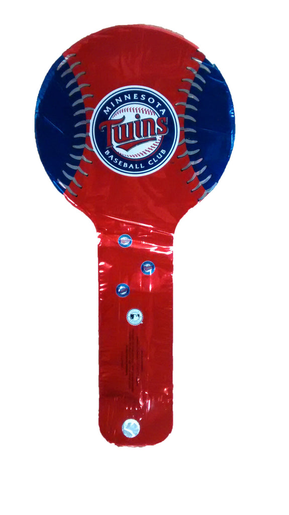 9" Air Filled Hammer Balloon Minnesota Twins Baseball