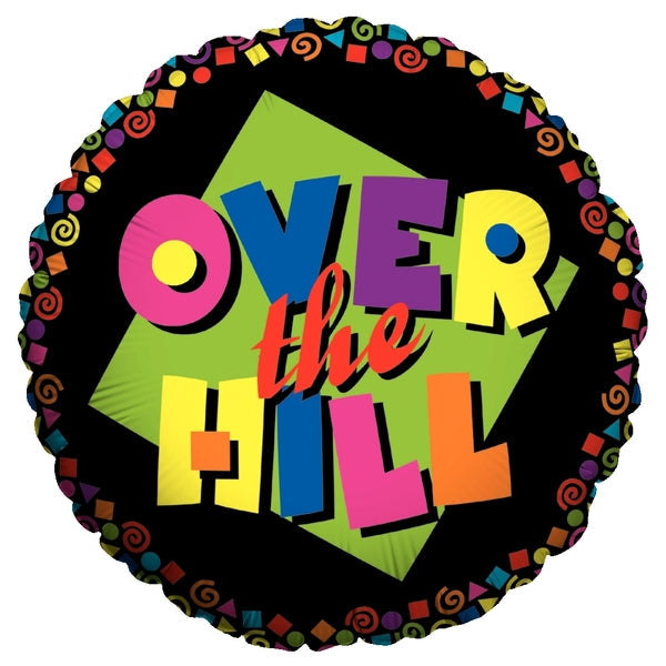 18" Balloon Over the Hill Shapes