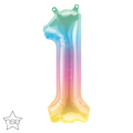 16" Northstar Brand Airfill Only Number 1 Jelli Ombre Balloon