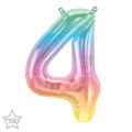 16" Northstar Brand Airfill Only Number 4 Jelli Ombre Balloon