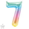16" Northstar Brand Airfill Only Number 7 Jelli Ombre Balloon