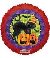 4" Airfill Only Harlequin Cat Balloon