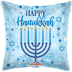 17" Happy Hanukkah Foil Balloon