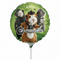The Anagram/MD 9" Mini Balloon (Airfill Only; sticks sold separately) features three animated G-Force guinea pigs in spy gear on a green background with TOP SECRET and the G-FORCE logo in front.