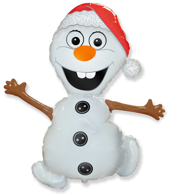 34" Snowman Foil Balloon