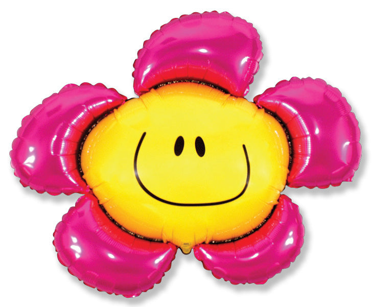 41" Fuchsia Flower Balloon