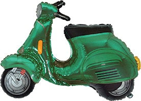 38" Green Scooter Balloon