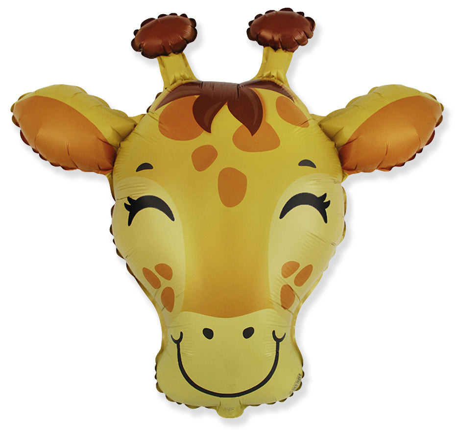 31" Giraffe Head Foil Balloon