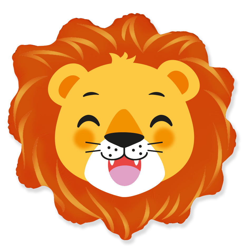23" Lion Head Foil Balloon