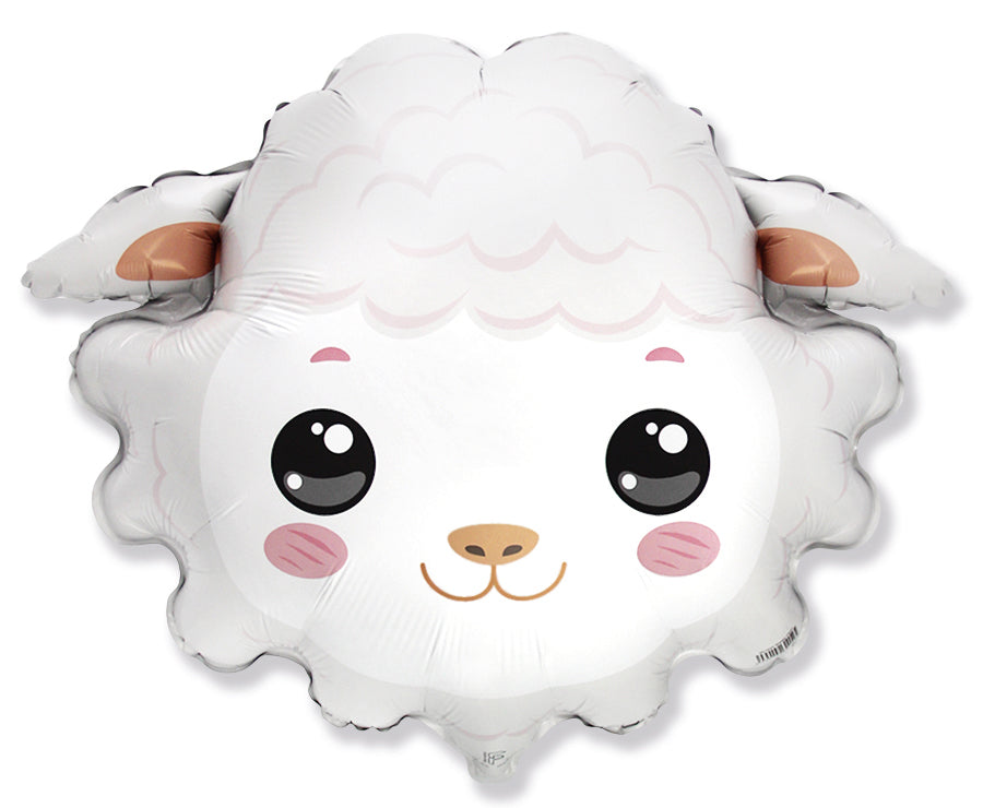 30" Sheep Head Foil Balloon