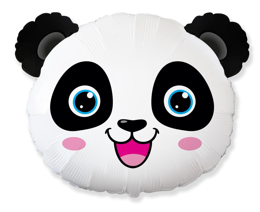 25" Panda Bear Head Foil Balloon