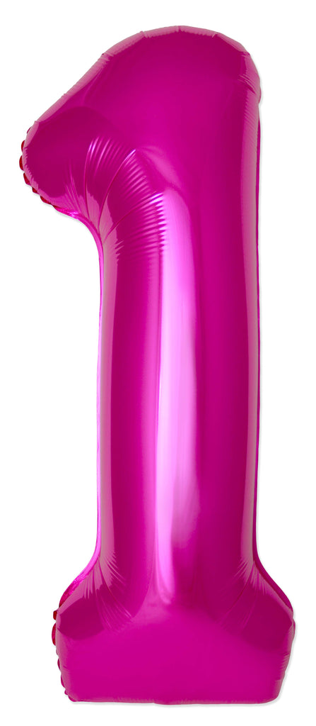 Inflated Balloons to 32". Number "1" Slimmer Design compared to other. Brands and Sizes. Color Fuchsia. Brand Flexmetal