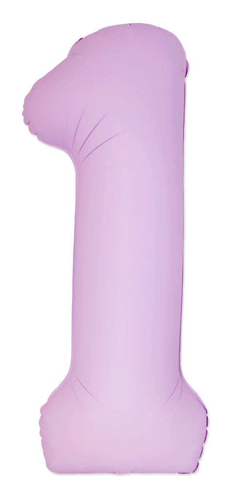 Inflated Balloons to 32". Number "1" Slimmer Design compared to other. Brands and Sizes. Color Matte Pink. Brand Flexmetal