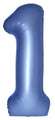 Inflated Balloons to 32". Number "1" Slimmer Design compared to other. Brands and Sizes. Color Satin Blue Reflex. Brand Flexmetal