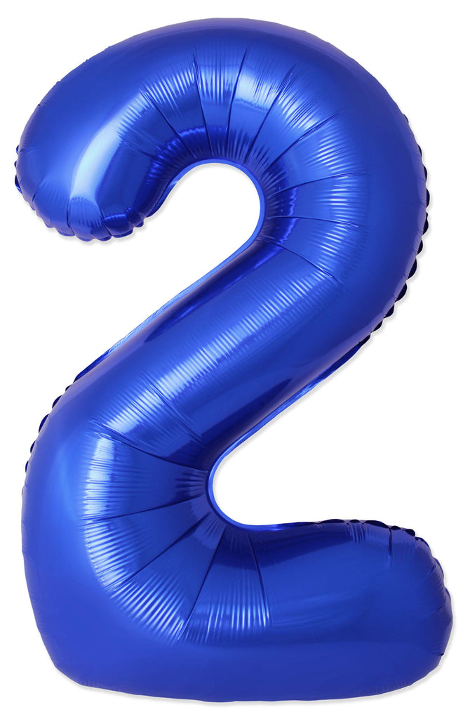 Inflated Balloons to 32". Number "2" Slimmer Design compared to other. Brands and Sizes. Color Blue Reflex. Brand Flexmetal