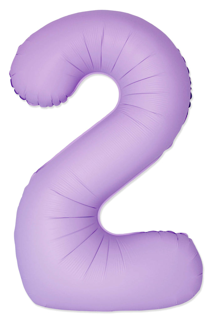 Inflated Balloons to 32". Number "2" Slimmer Design compared to other. Brands and Sizes. Color Matte Lavender. Brand Flexmetal