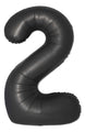 Inflated Balloons to 32". Number "2" Slimmer Design compared to other. Brands and Sizes. Color Satin Black. Brand Flexmetal