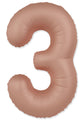 Not Inflated 32 Inches Number 3 Slimmer Design Matte Vintage Rose Manufactured by Flexmetal