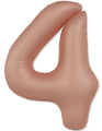 Not Inflated 32 Inches Number 4 Slimmer Design Matte Vintage Rose Manufactured by Flexmetal