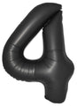 Inflated Balloons to 32". Number "4" Slimmer Design compared to other. Brands and Sizes. Color Satin Black. Brand Flexmetal
