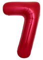 Inflated Balloons to 32". Number "7" Slimmer Design compared to other. Brands and Sizes. Color Red. Brand Flexmetal