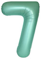 Inflated Balloons to 32". Number "7" Slimmer Design compared to other. Brands and Sizes. Color Satin Turquoise. Brand Flexmetal