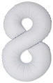 Inflated Balloons to 32". Number "8" Slimmer Design compared to other. Brands and Sizes. Color Matte White. Brand Flexmetal