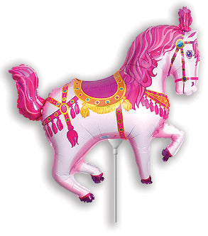 Airfill Only Fuchsia Horse Circus Balloon