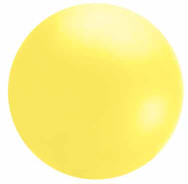 4 Foot Yellow Cloudbuster Balloon Chloroprene