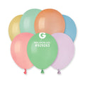 5" Gemar Latex Balloons (Bag of 100) Assorted Macaron Assorted