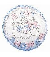 9" Baby Shower Booties Balloon