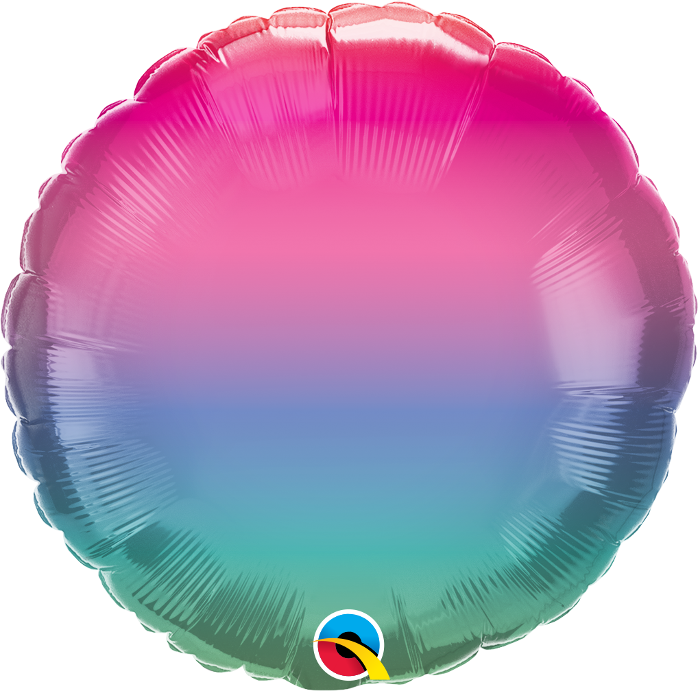 18" Jewel Ombre Foil Balloon