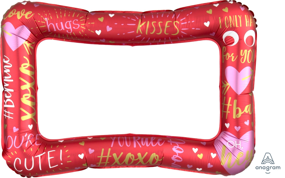 23" Love Selfie Frame Balloon